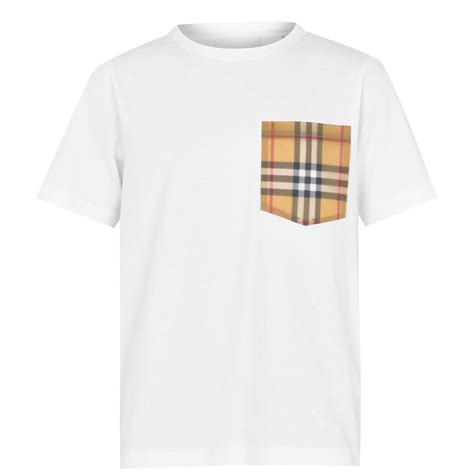 burberry check print t shirt